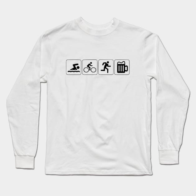 triathlon Long Sleeve T-Shirt by CLIPS